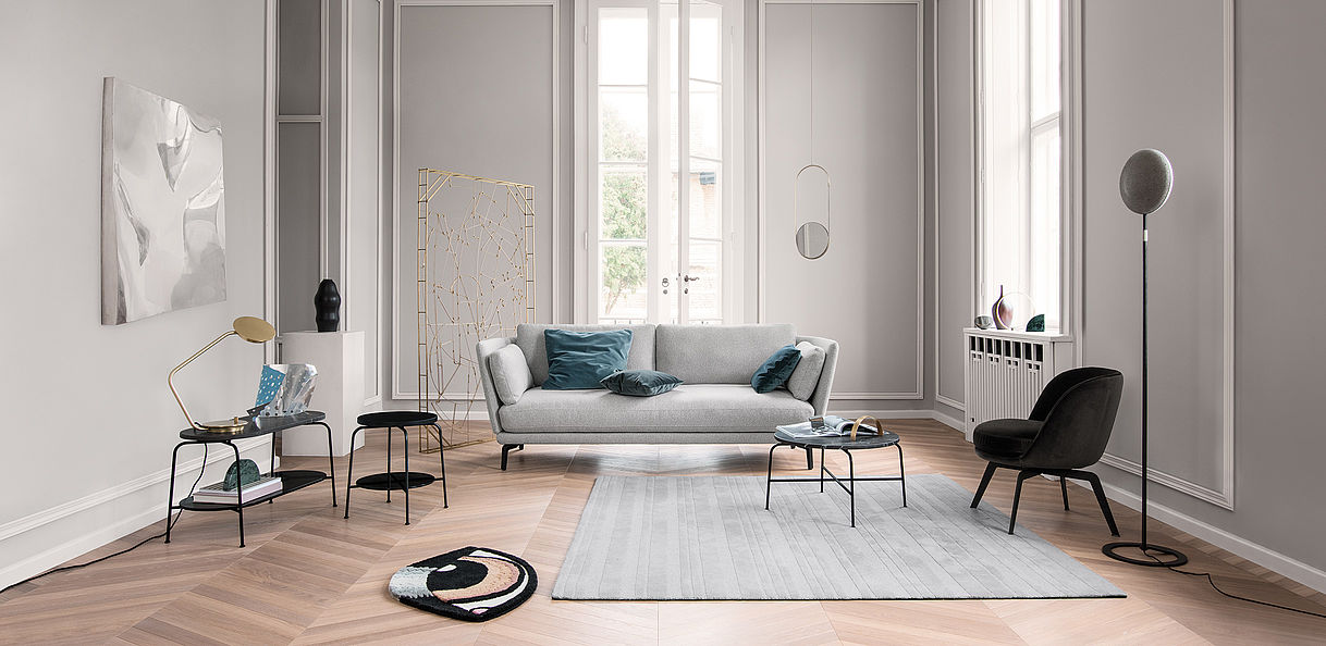 Rolf Benz Rondo Sofa Stoff Teppich Und Wohngalerie