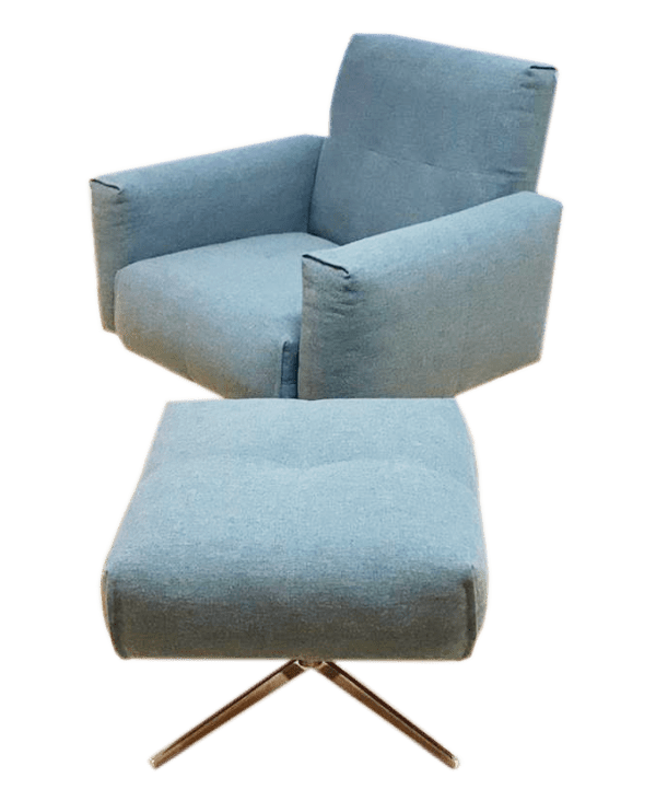 Rolf Benz Rb 50 Sessel Mit Hocker Stoff Teppich Und Wohngalerie
